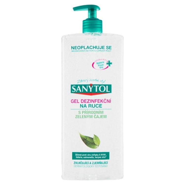 Sanytol dezifekční gel 1l s pumpičkou - Kosmetika Hygiena a ochrana pro ruce Dezinfekce
